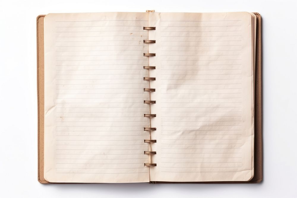 Old style opened paper notebook Premium Photo rawpixel