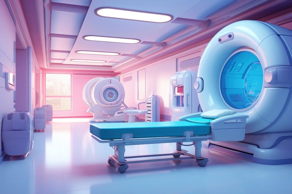 Hospital architecture room technology. AI generated Image by rawpixel.