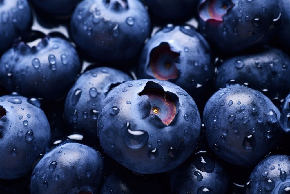 Backgrounds blueberry berries fruit. AI generated Image by rawpixel.