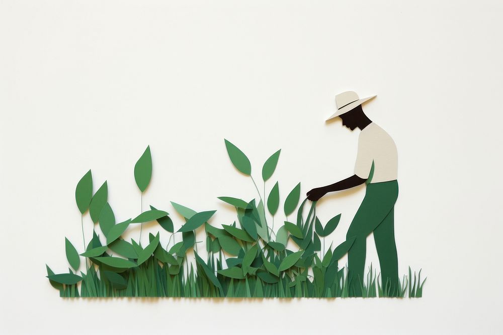 Farmer plant outdoors nature. AI generated Image by rawpixel.