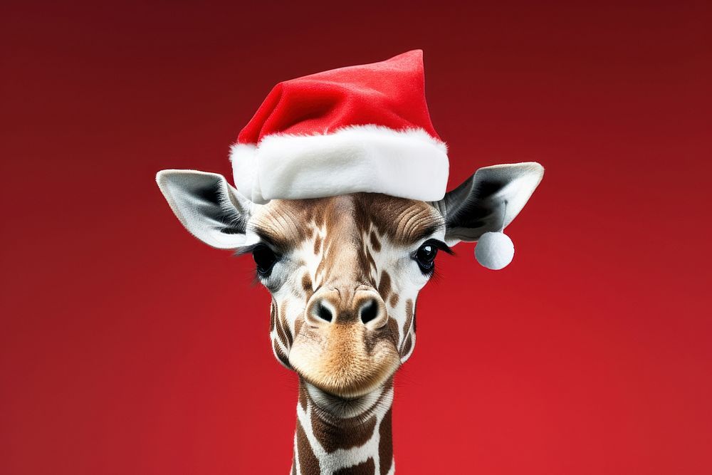 Giraffe wildlife mammal animal. AI generated Image by rawpixel.