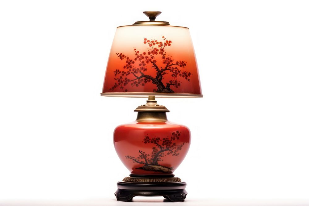 China lamp lampshade decoration porcelain. AI generated Image by rawpixel.