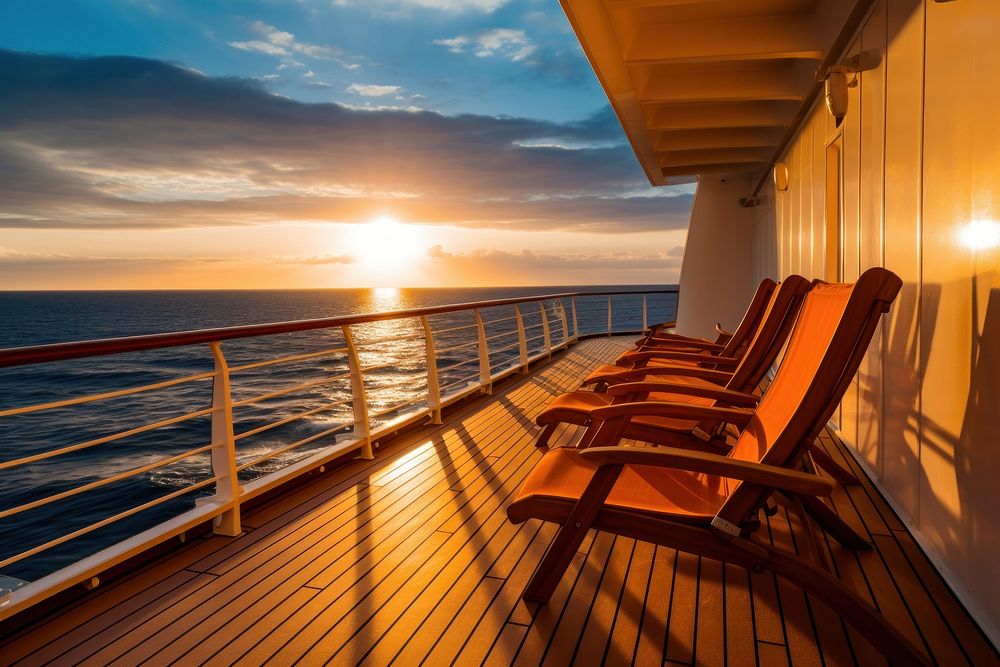 Balcony chair architecture outdoors. 