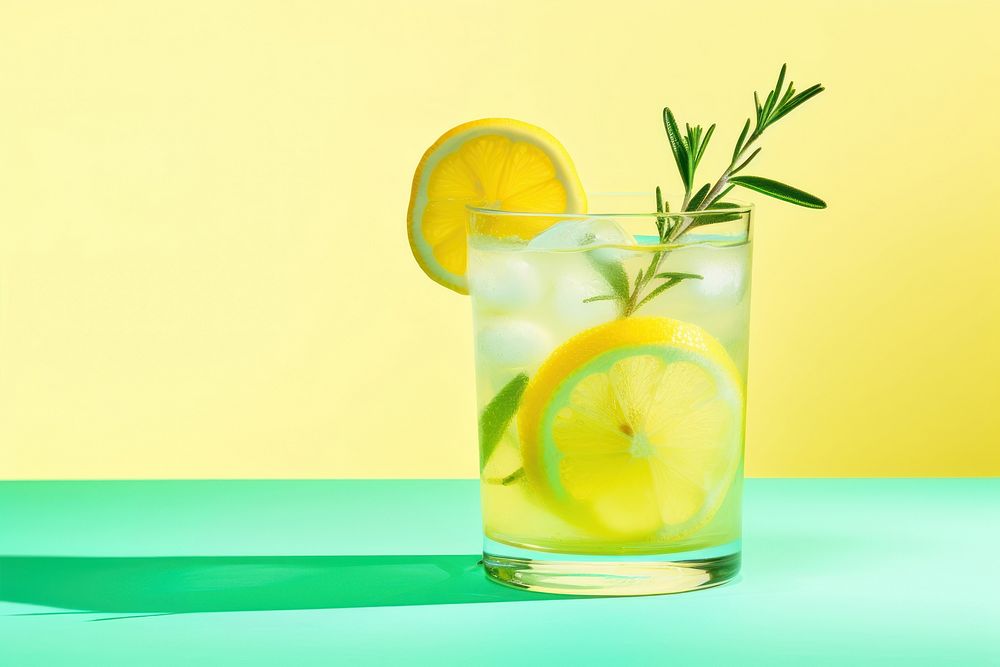 Lemonade drink cocktail beverage alcohol. AI generated Image by rawpixel.