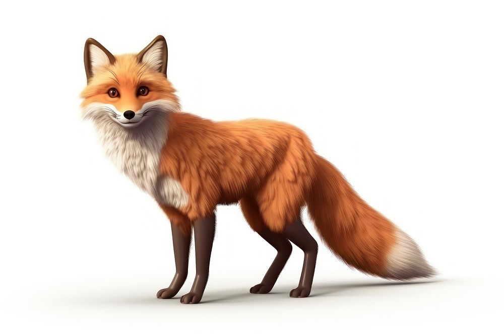 Red fox wildlife mammal animal. AI generated Image by rawpixel.