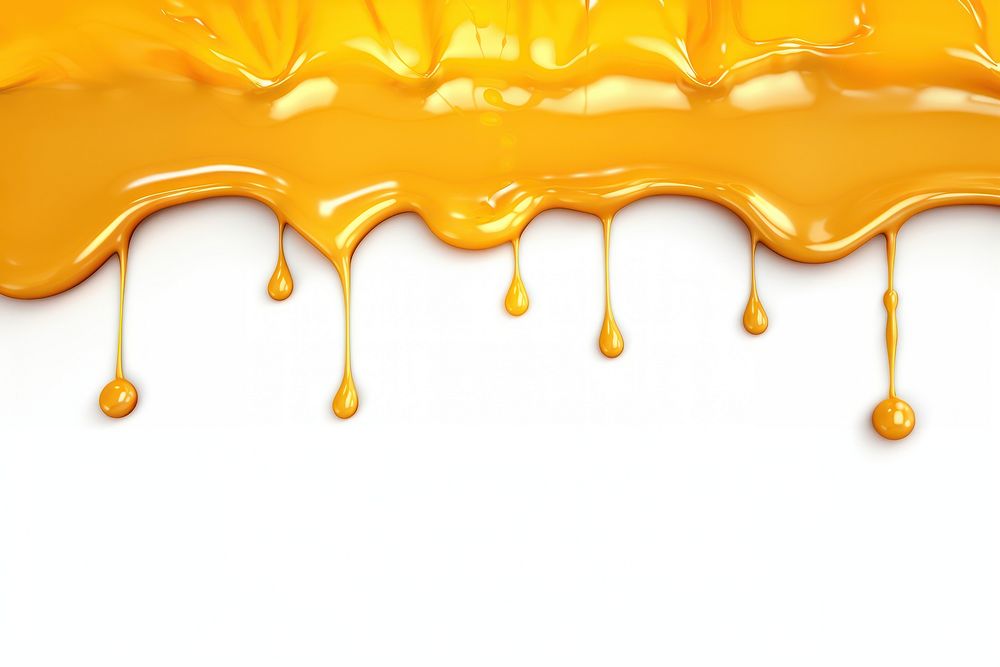 Dripping honey backgrounds white background condensation. AI generated Image by rawpixel.