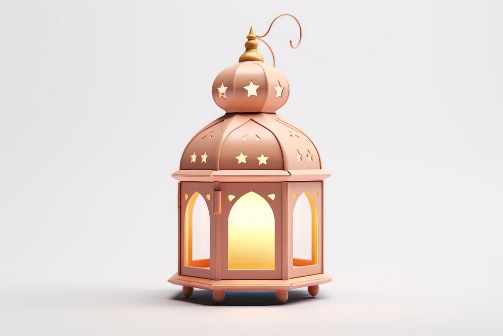Eid mubarak lantern lamp spirituality architecture. AI generated Image by rawpixel.