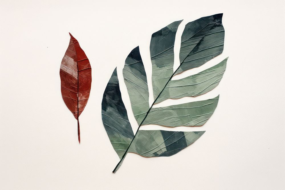 Leaf plant art creativity. AI generated Image by rawpixel.