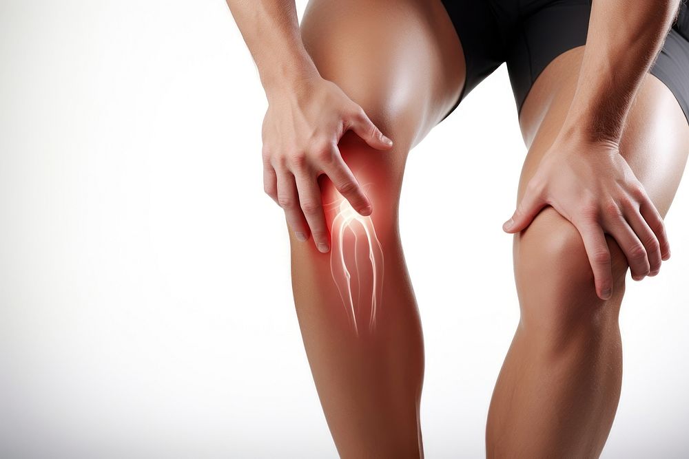 Joint pain adult human knee. 