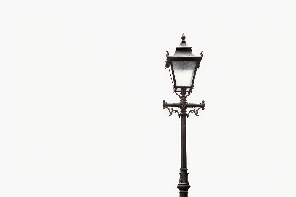 Lamp post architecture illuminated electricity. AI generated Image by rawpixel.