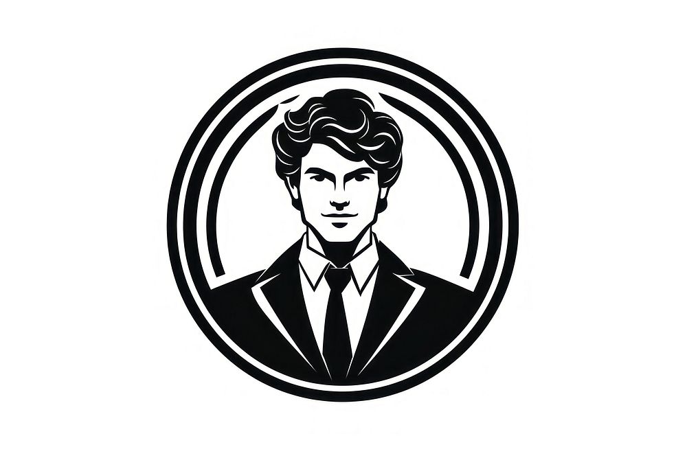 Lawyer circle adult logo. AI generated Image by rawpixel.