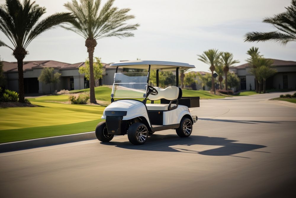 Golf Cart vehicle golf sports. 