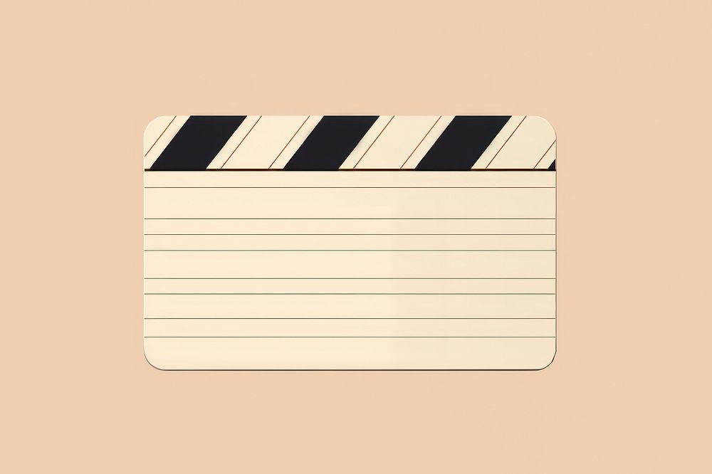 Slate text clapperboard technology. AI generated Image by rawpixel.