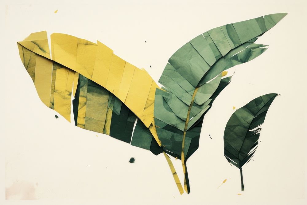 Banana leaf art plant transportation. AI generated Image by rawpixel.