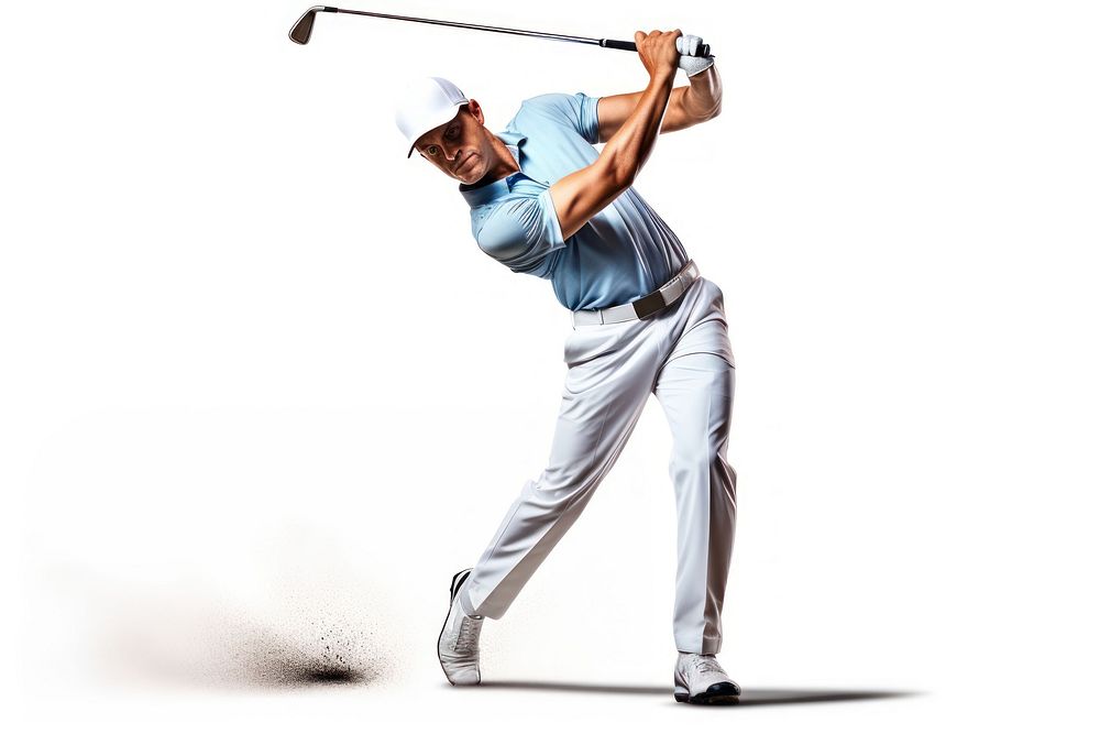 Golfer golfing sports adult man. AI generated Image by rawpixel.