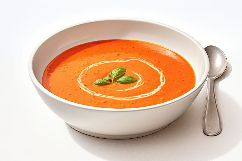 Food bisque soup bowl. AI generated Image by rawpixel.