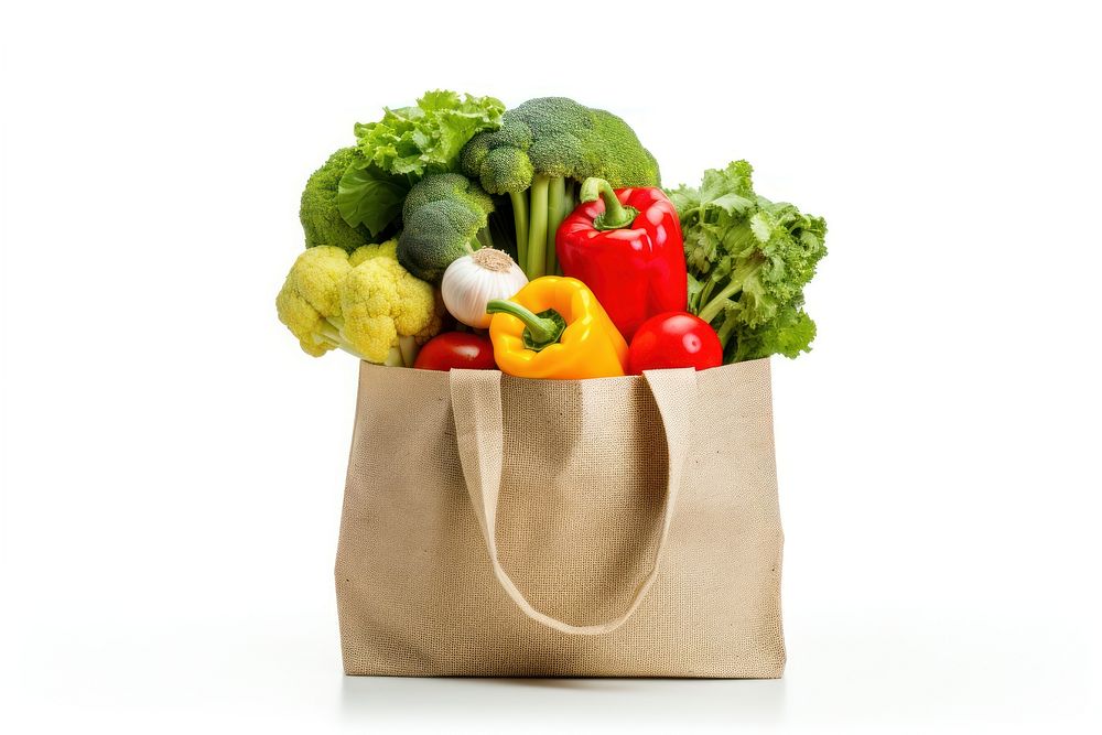 Vegetable bag plant food. AI generated Image by rawpixel.