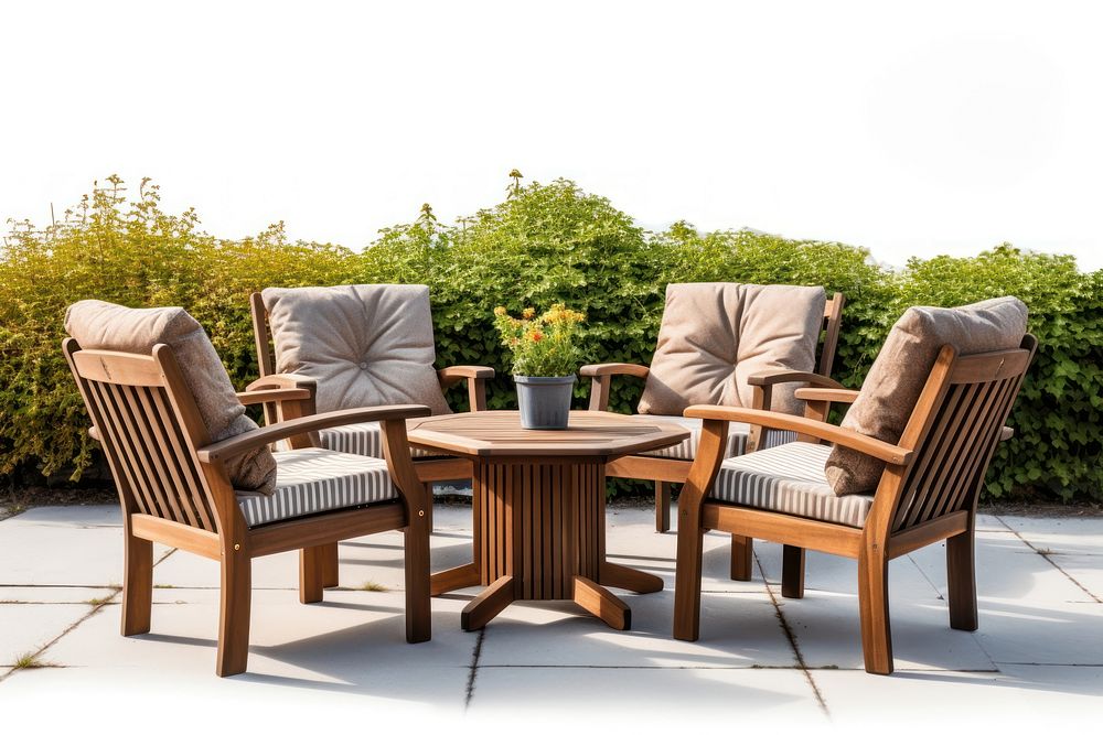Garden furniture architecture outdoors backyard. AI generated Image by rawpixel.