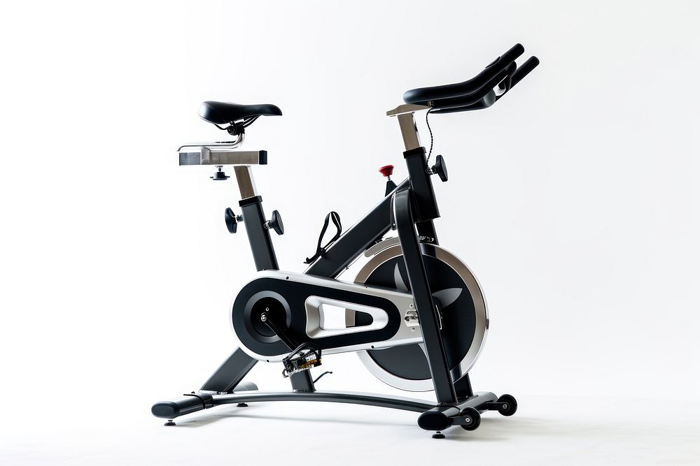 Spinner Exercise bicycle exercise vehicle sports. AI generated Image by rawpixel.