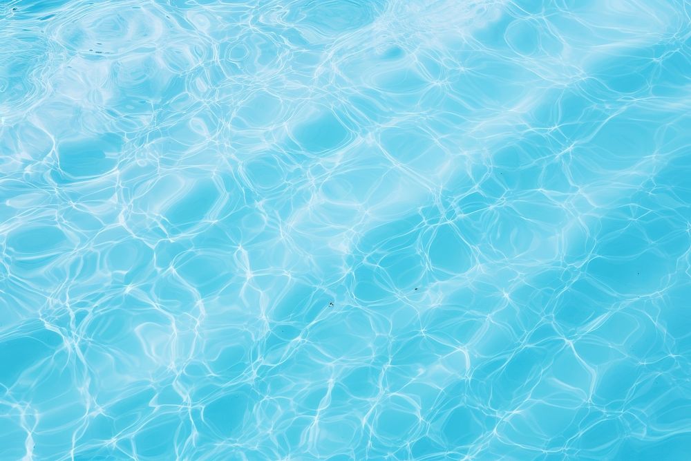 Pool water texture backgrounds turquoise outdoors. 