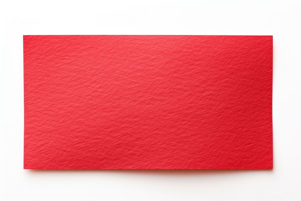 Red paper texture backgrounds white background simplicity. AI generated Image by rawpixel.
