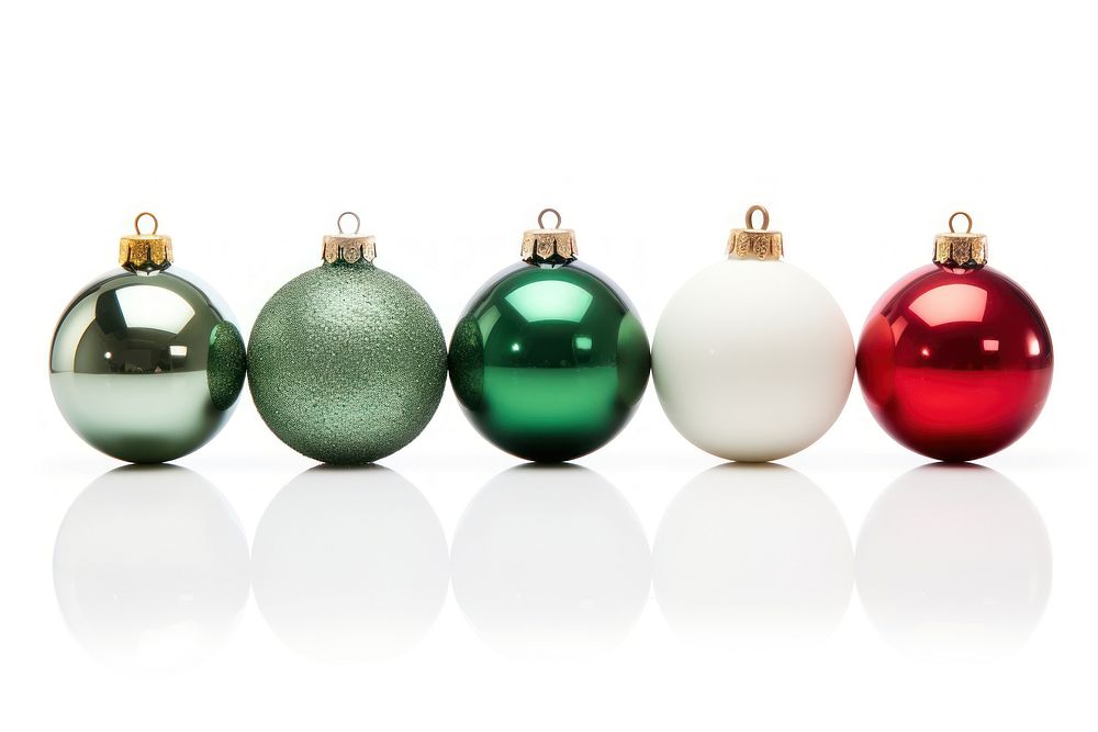 Christmas jewelry green white background. AI generated Image by rawpixel.