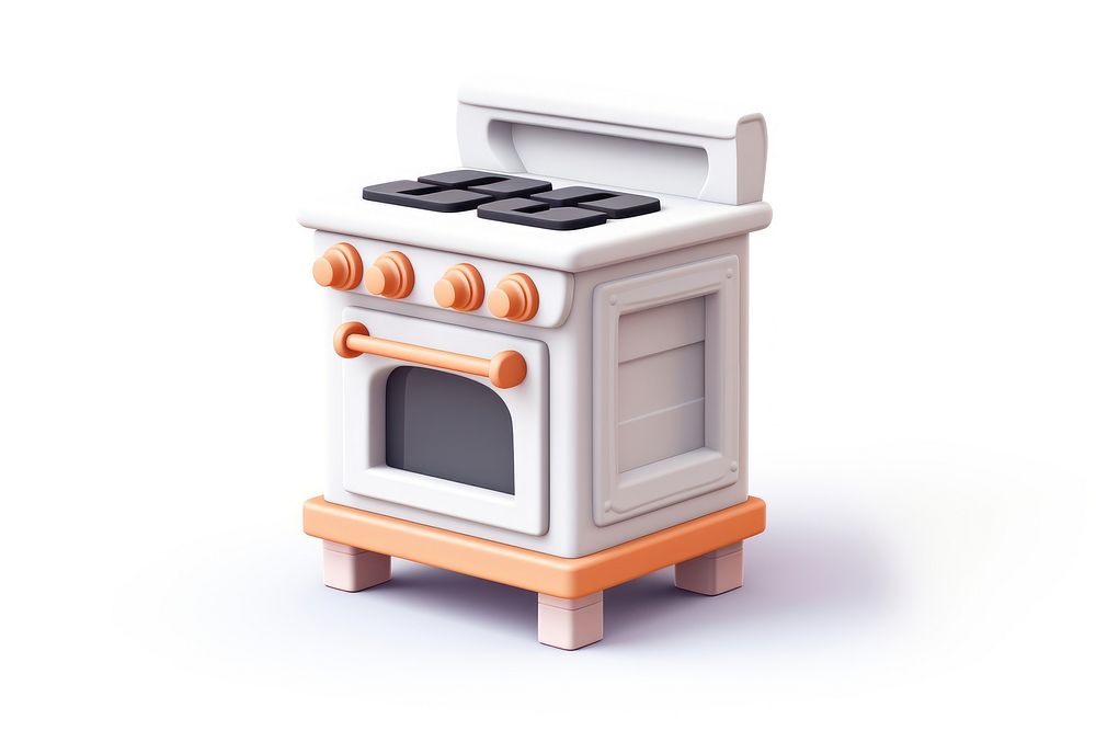Stove appliance oven white background. AI generated Image by rawpixel.