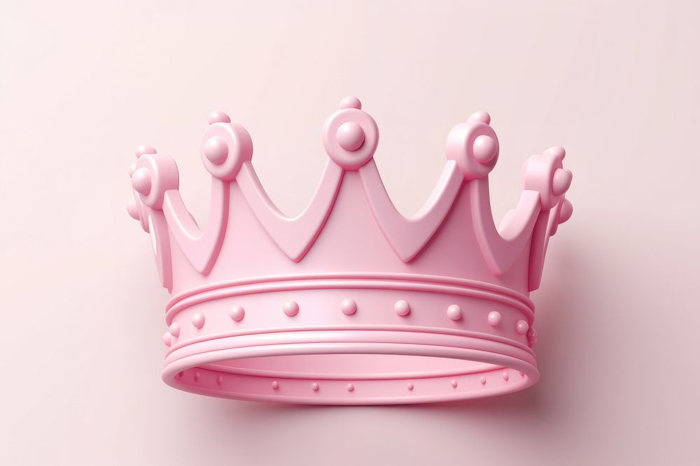 Pink crown celebration accessories headpiece. AI generated Image by rawpixel.
