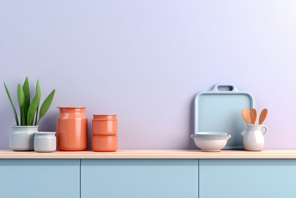 Kitchen product backdrop vase houseplant. AI generated Image by rawpixel.