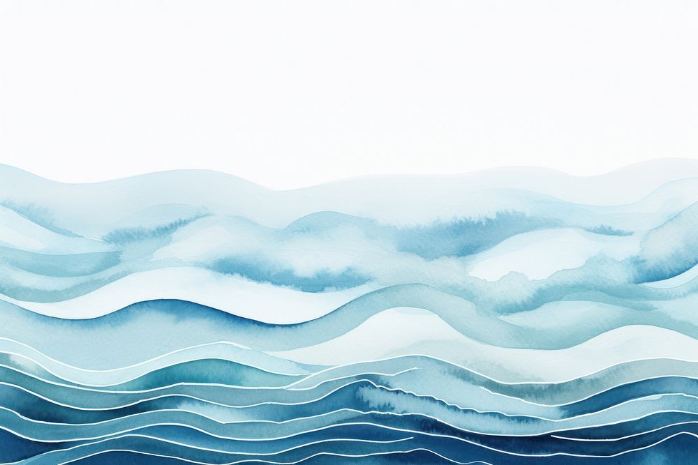Blue waves backgrounds nature water. AI generated Image by rawpixel.