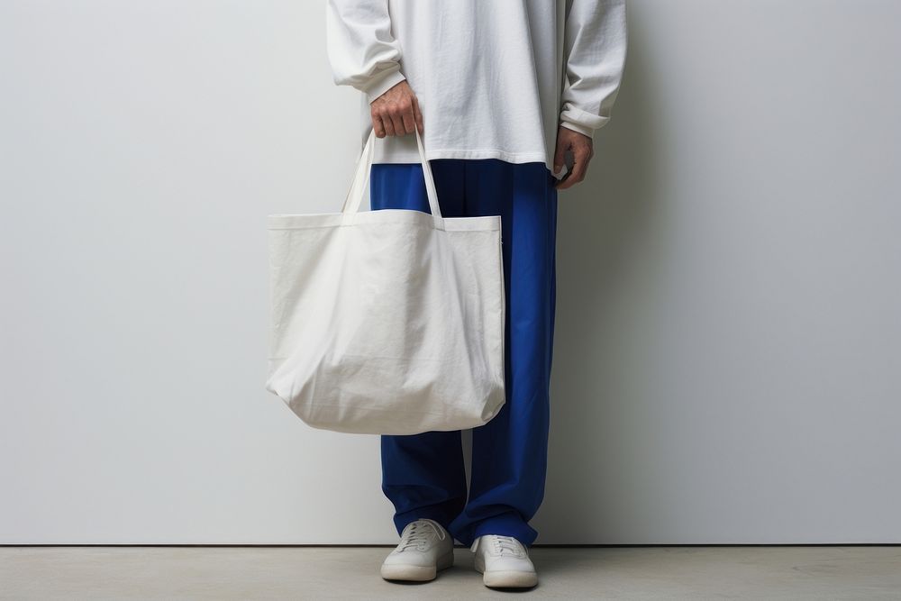 A white bag handbag person adult. AI generated Image by rawpixel.