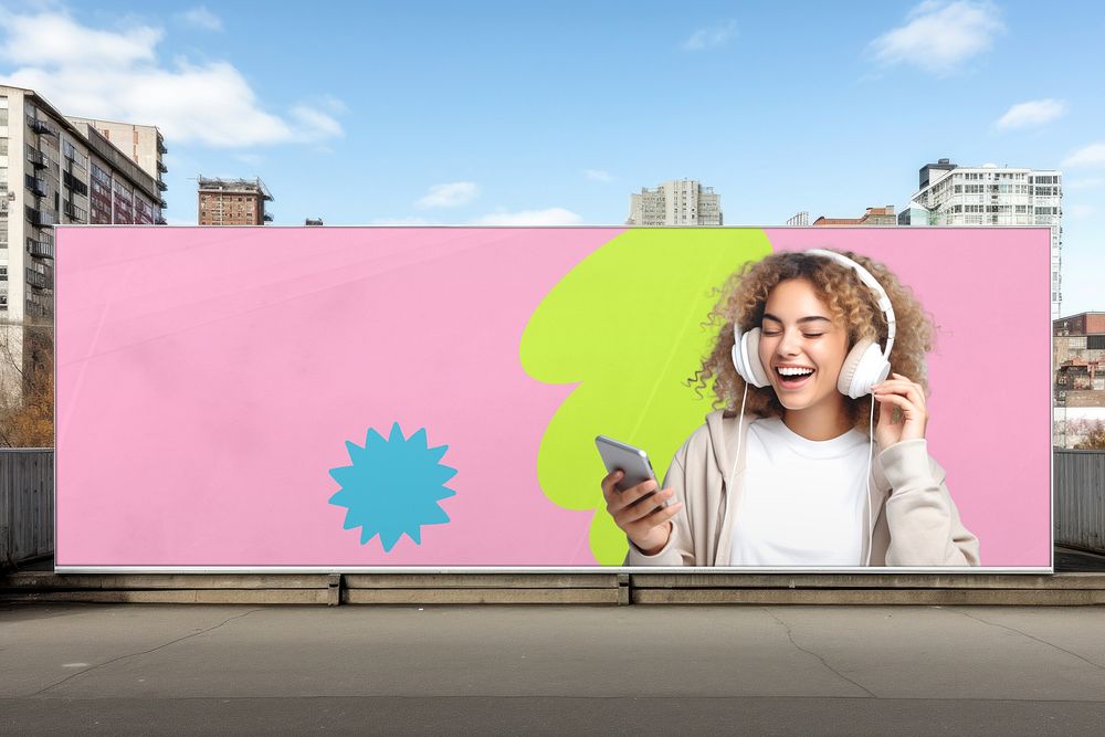 Road side, billboard advertisement board