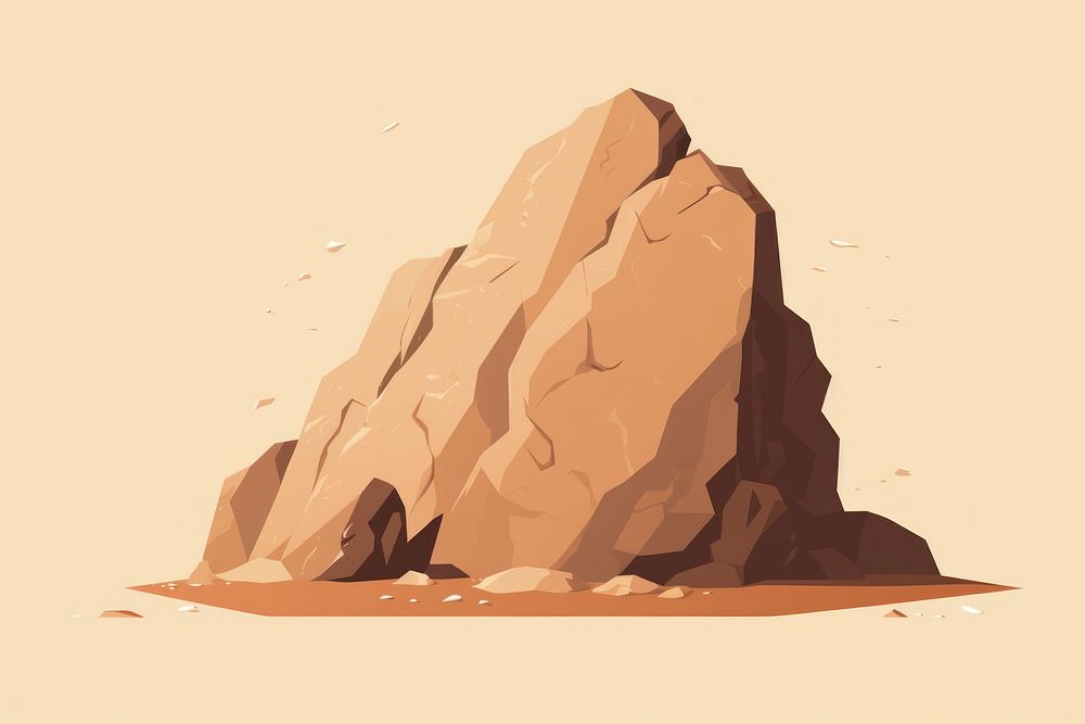 Rock mountain outdoors desert. AI generated Image by rawpixel.