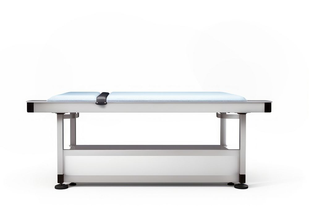 Veterinary Treatment Table table furniture white background. AI generated Image by rawpixel.