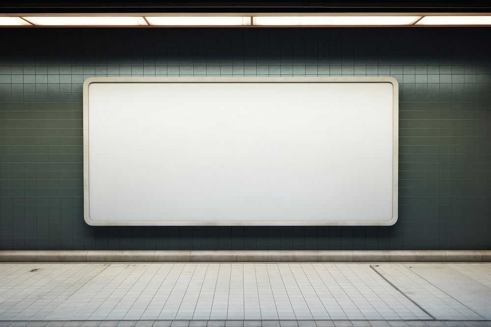Blank banner architecture illuminated absence. AI generated Image by rawpixel.
