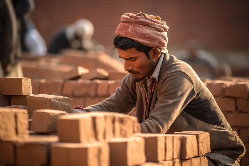 Brick adult homelessness construction. 