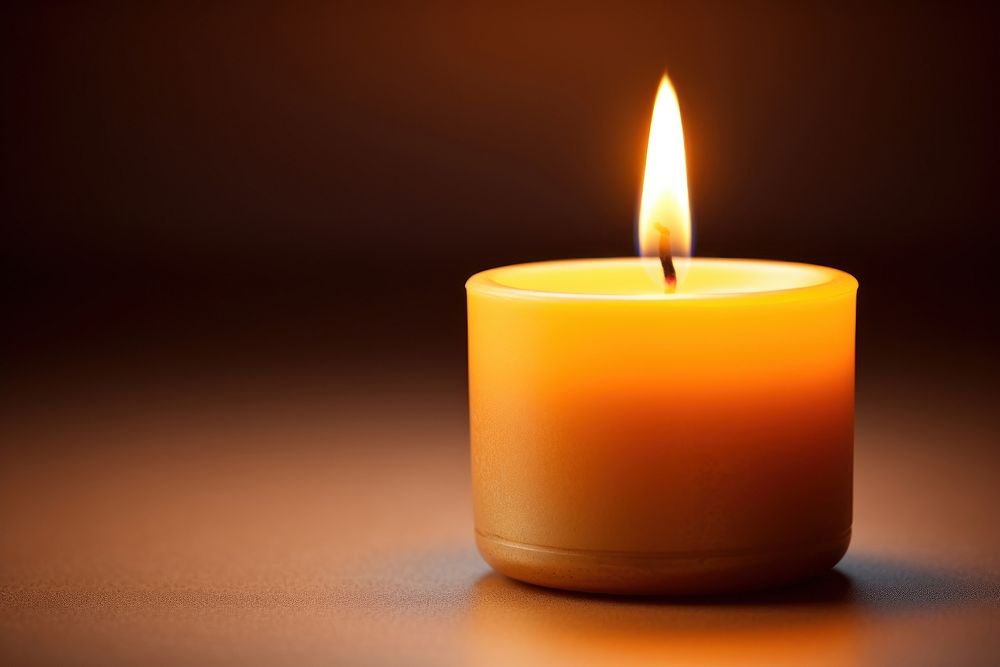 Candle white background photo glowing. AI generated Image by rawpixel.