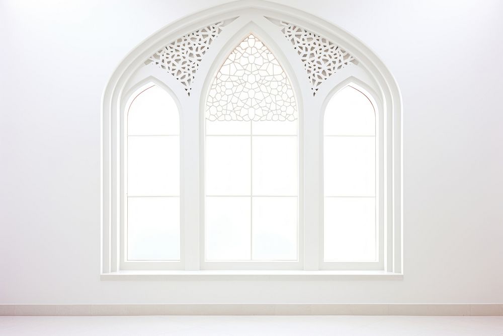 Mosque window architecture spirituality daylighting. AI generated Image by rawpixel.