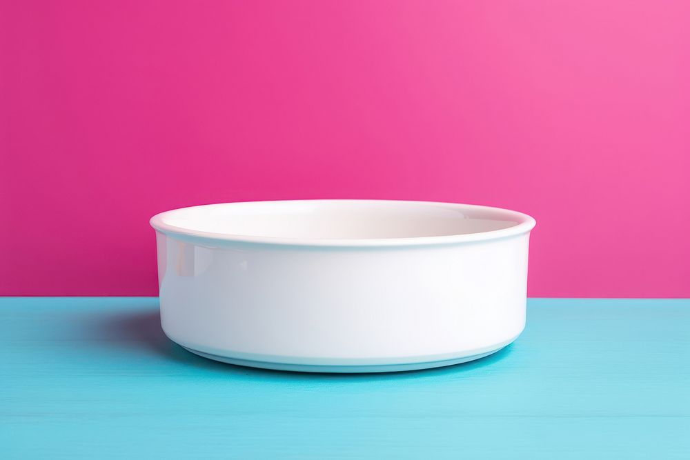 A chic pet bowl porcelain tableware dishware. 