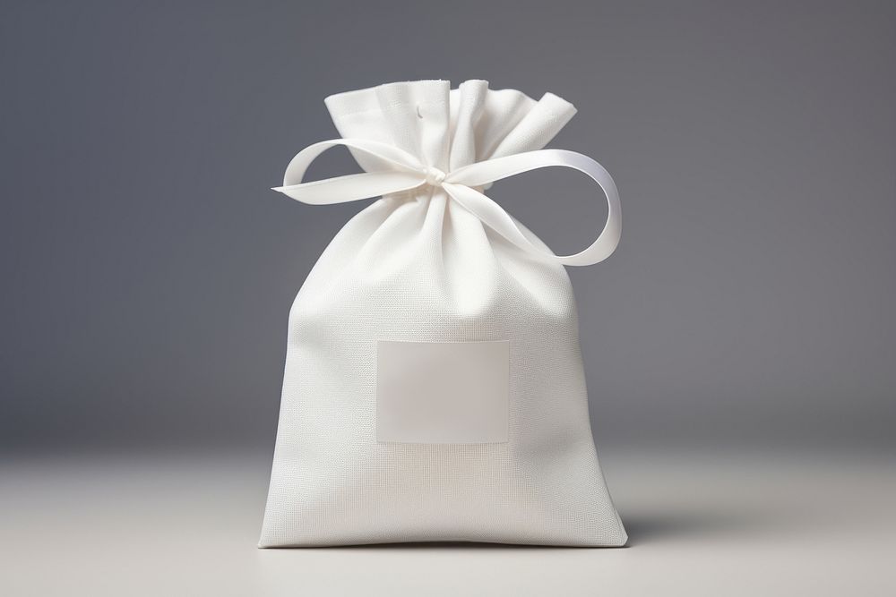 Pouch packaging white bag elegance. AI generated Image by rawpixel.