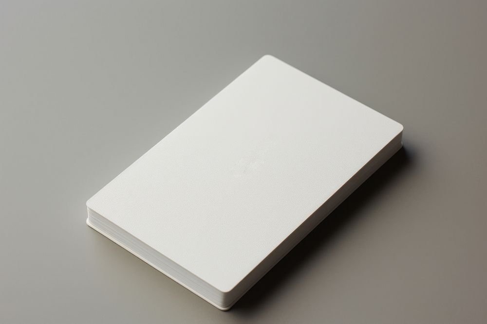 Business card white electronics simplicity. AI generated Image by rawpixel.