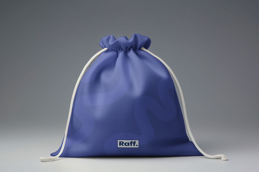 Drawstring pouch bag mockup psd Premium PSD Mockup rawpixel