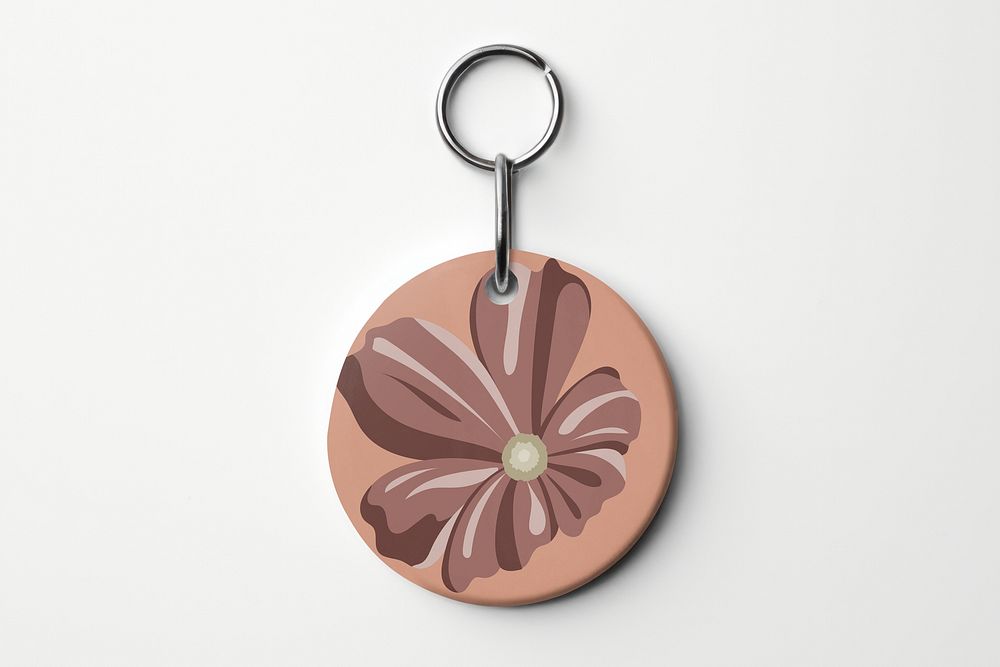 Aesthetic flower keychain