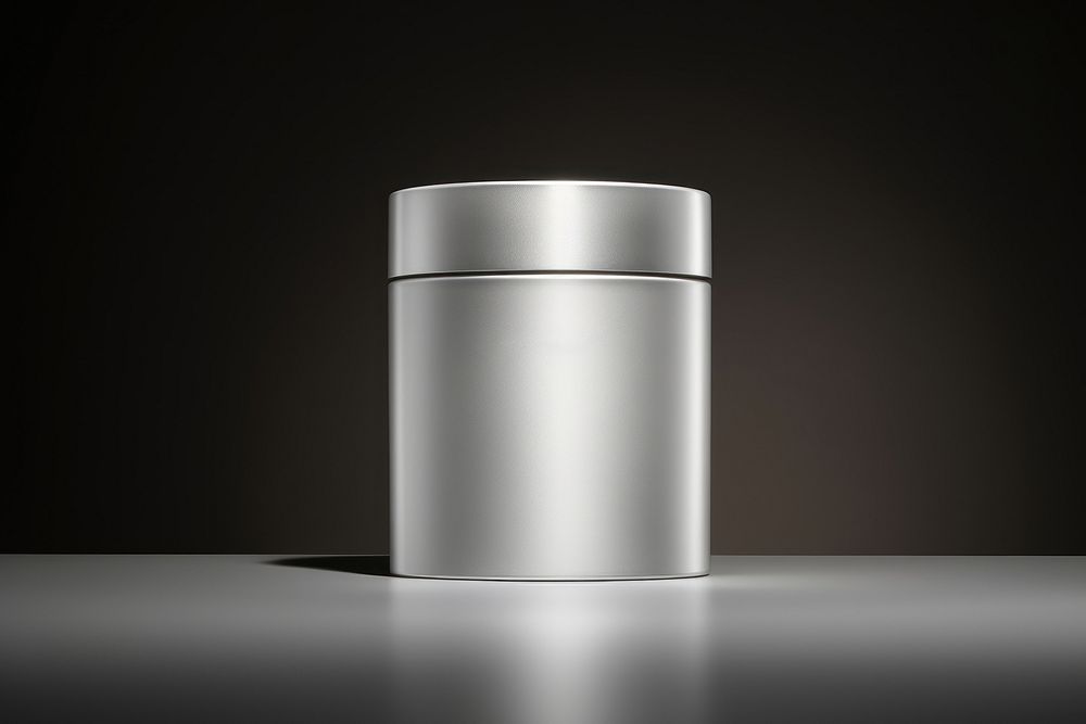 Packaging cylinder metal technology. AI generated Image by rawpixel.