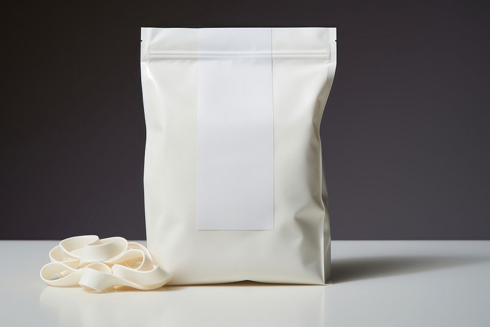 Packaging white food powder. AI generated Image by rawpixel.