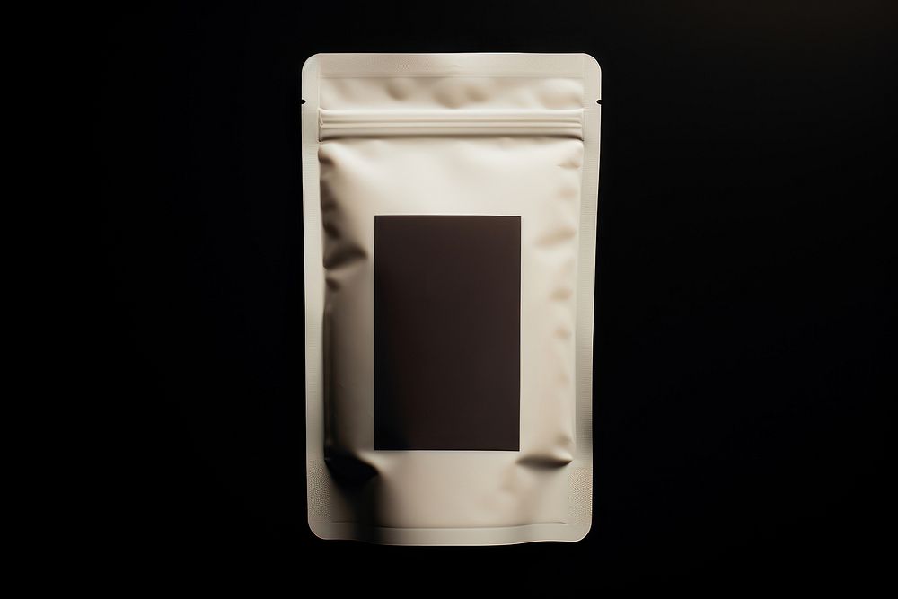 Plastic pouch text darkness lighting. AI generated Image by rawpixel.