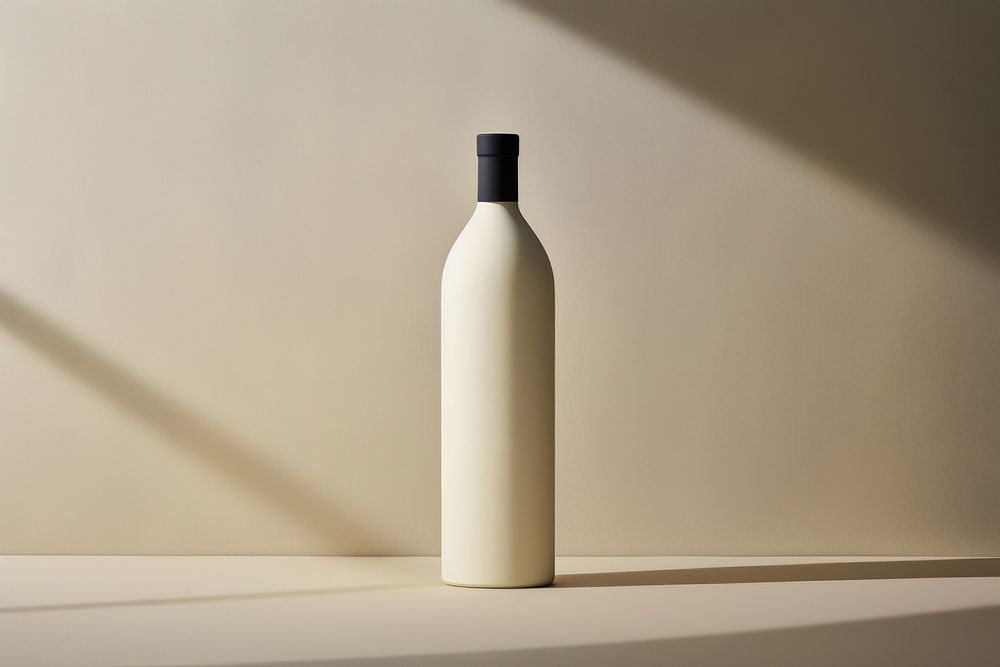Foundation bottle drink wine refreshment. AI generated Image by rawpixel.