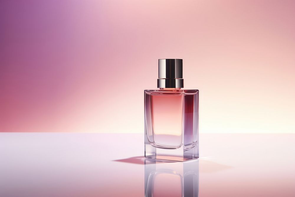 Perfume bottlE cosmetics bottle lighting. AI generated Image by rawpixel.