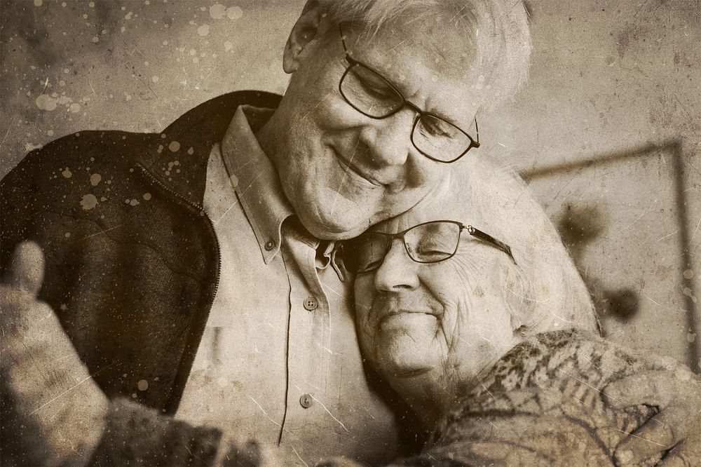 Senior couple image