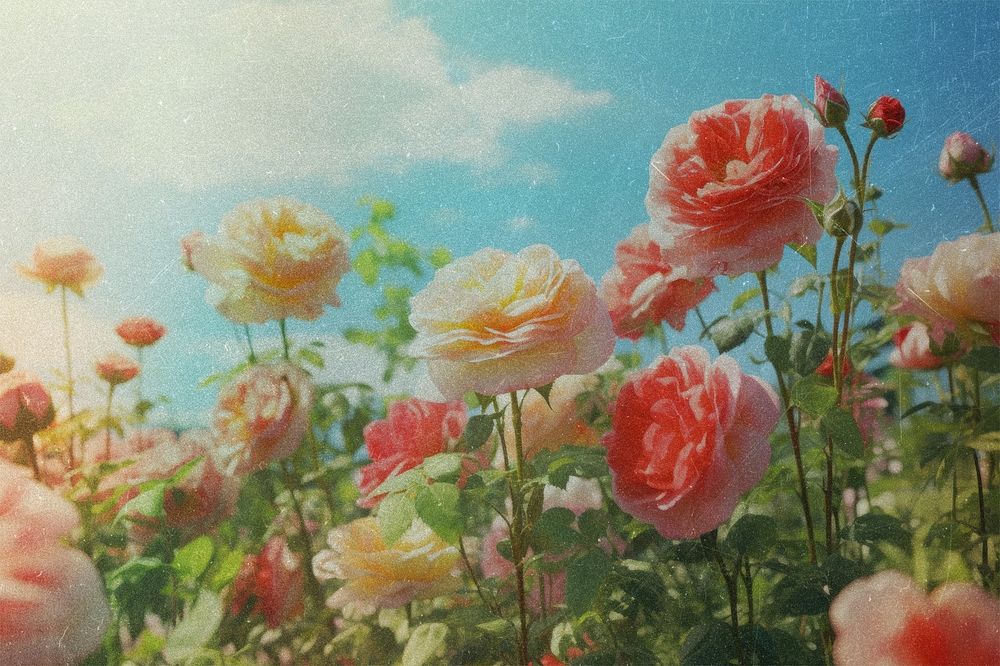 Beautiful flower field image